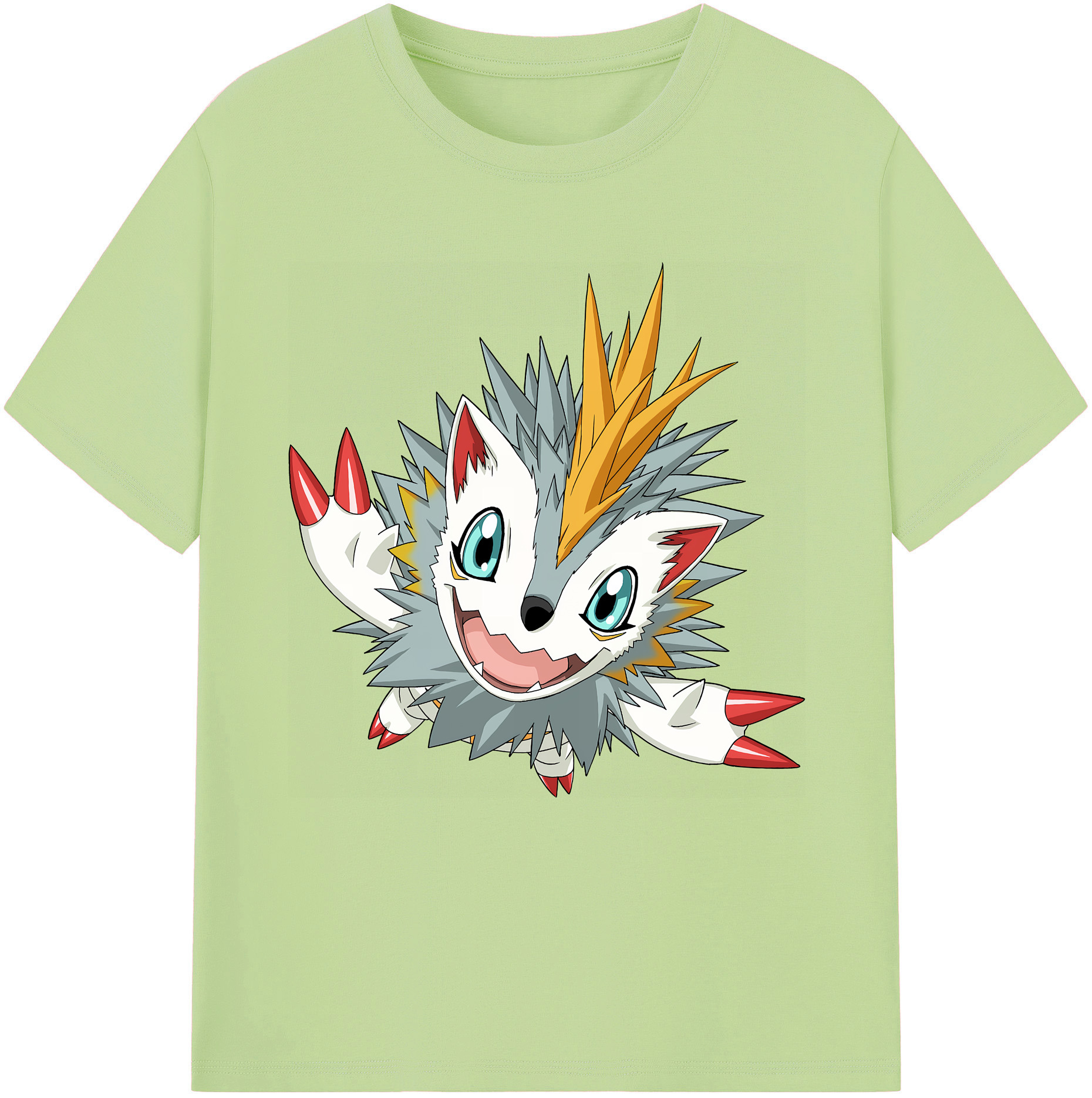 （画像用） Digimon デジタルモンスター/デジモン 綿100％半袖Tシャツ（フロントプリント）